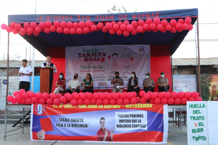 APERTURA DE LA CAMPAÑA "SÁCALE TARJETA ROJA A LA VIOLENCIA"