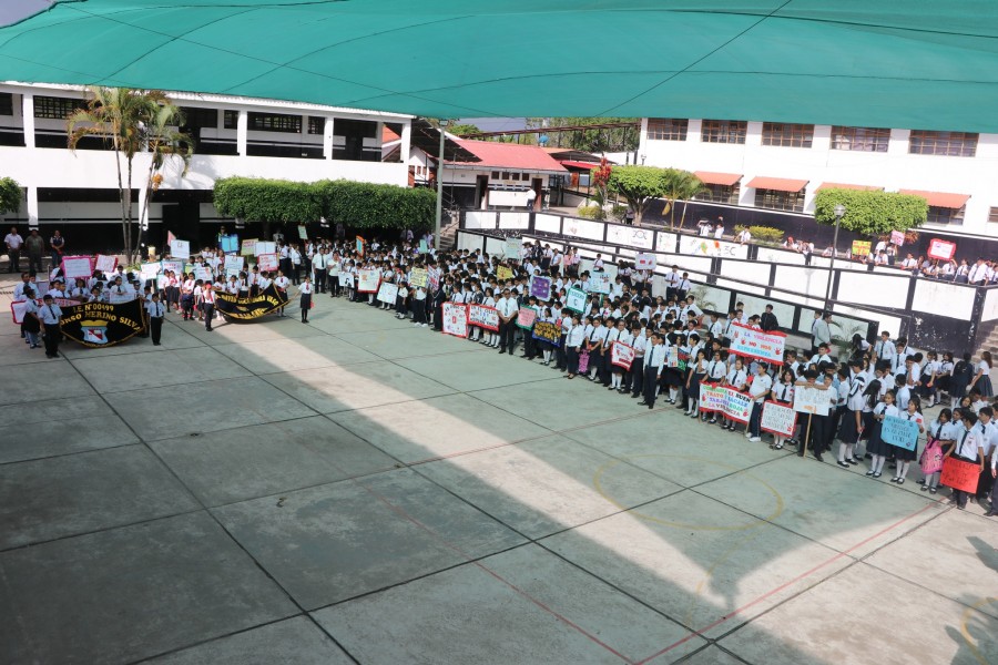 Lanzamiento de la campaña "En el Perú nos respetamos, tratamos bien y en San Martín Mejor, por eso le Sacamos Tarjeta Roja a la Violencia".