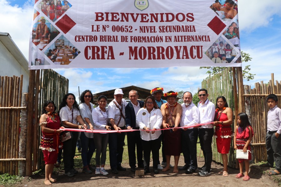 Lanzamiento del Inicio del Año Escolar en el CRFA - Morroyacu.