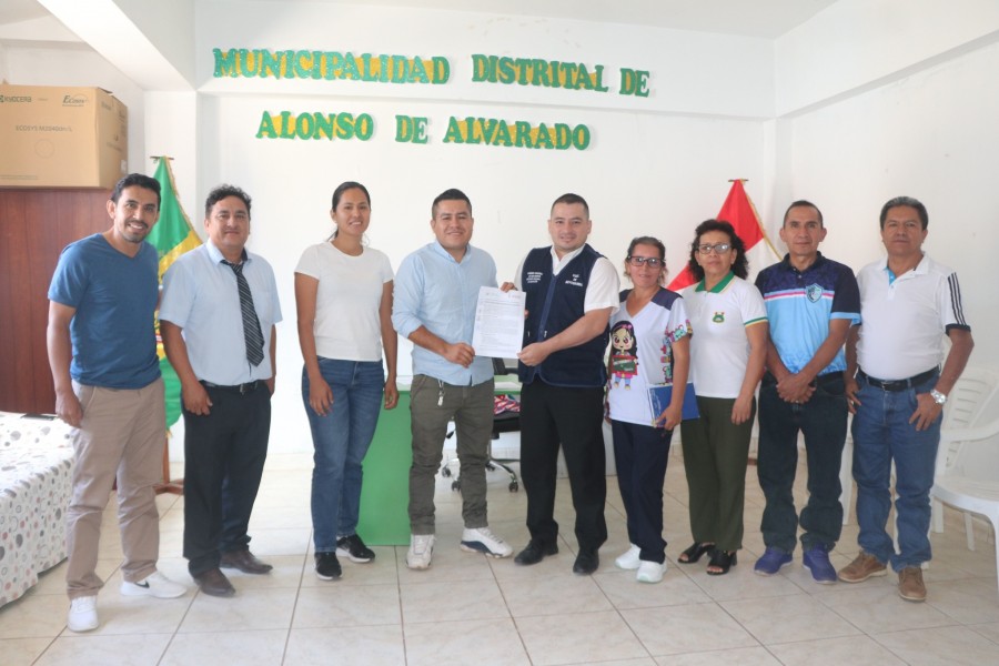 Firma de Acuerdo de Cooperación Interinstitucional con la Municipalidad Distrital de Alonso de Alvarado